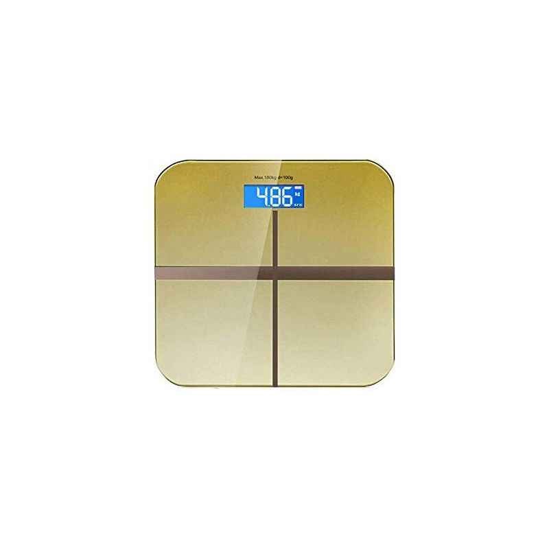 MCP SF180B Gold Digital Personal Weighing Scale, Capacity: 7-180 kg