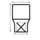 Stanley 1/2 Inch 6 PT Standard Socket, 13mm, 1-86-513