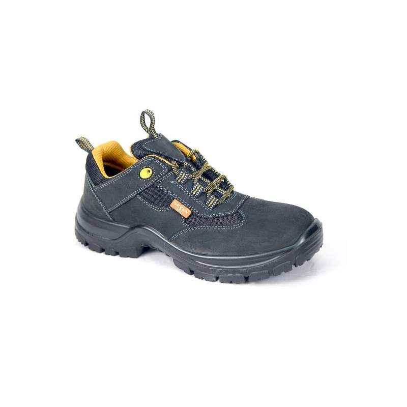 High Tech HT-708 Composite Toe Black Safety Shoes, Size: 12