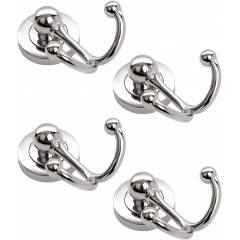 Doyours 4 Pieces Chrome Multipurpose Wall Hook Set, DY-0203