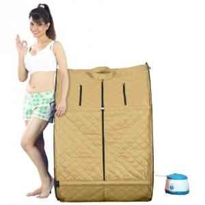 Kawachi I03 Beige Personal Home Therapeutic Portable Steam Spa Bath