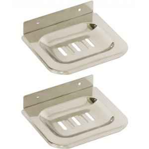 Doyours Royal Series 2 Pieces Square Plate Soap Dish/Soap Holder Set, DY-0452