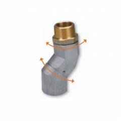 Groz Dual Plane Fuel Nozzle Swivel, SWV/DP/0-1/N