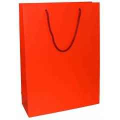 Aspen Matte Laminated Red Paper Bag, AC-029-020 (Pack of 96)