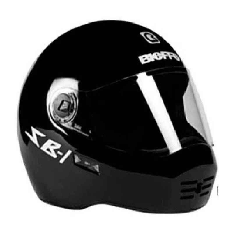 Steelbird SB-1 Black Full Face Helmet, Size (Large, 600 mm)