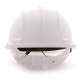 Karam White Plastic Cradle Nape Type Safety Helmet, PN-501 (Pack of 5)