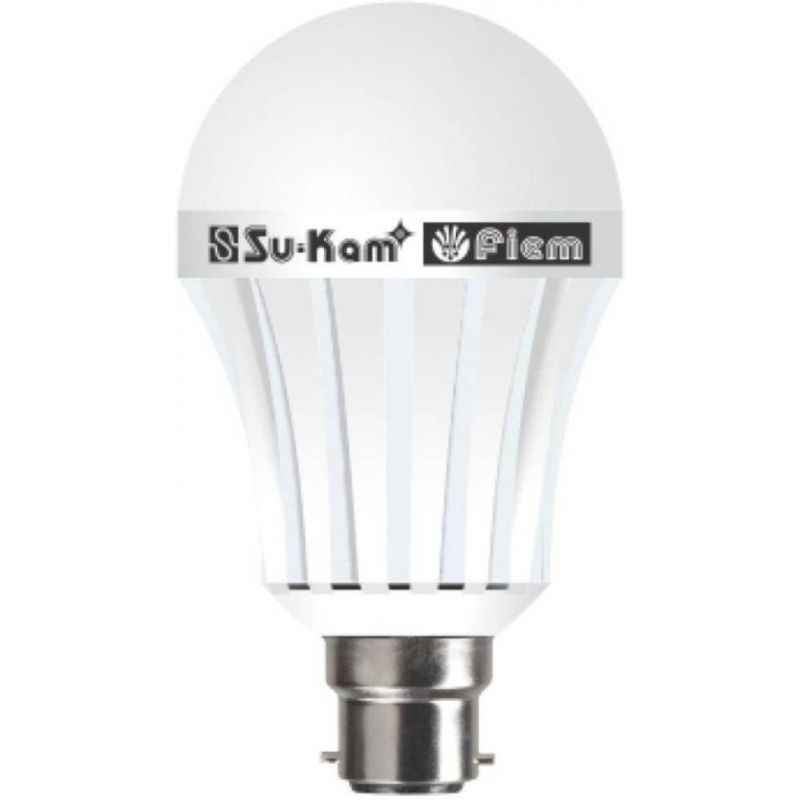 Su-kam 7W White Cool Light LED B-22 Inverter Bulb, BINV7WB22P50W