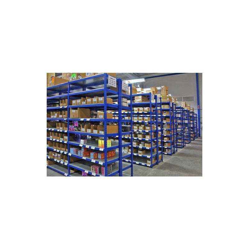 Slotted Angle Shelves Steel Rack, Load Capacity: 150-200 kg