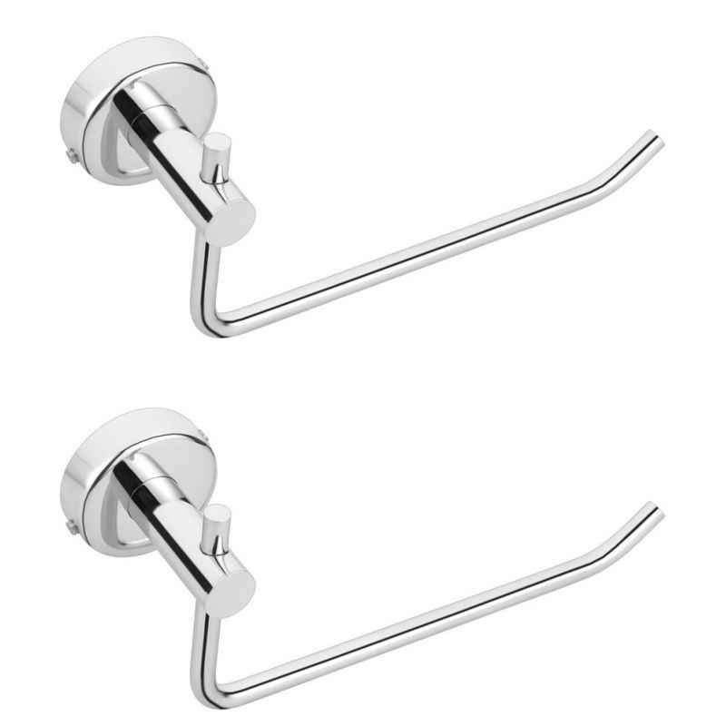 Abyss ABDY-1609 Chrome Finish Stainless Steel Towel Ring (Pack of 2)