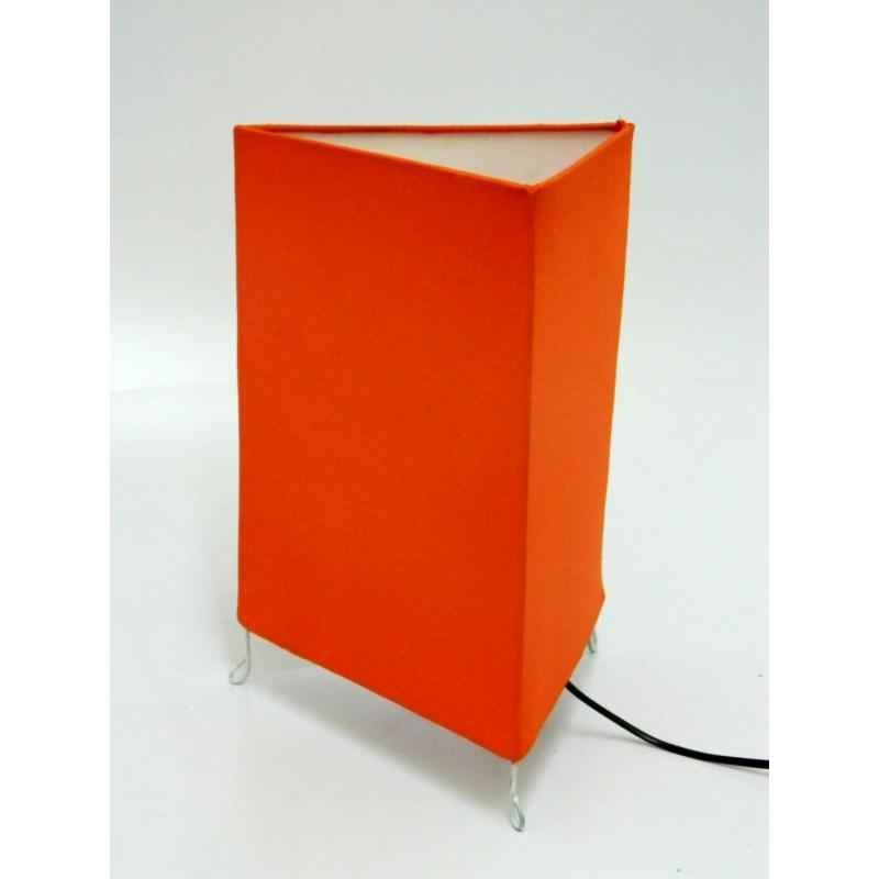 Tucasa Triangular Orange Table Lamp, LG-701