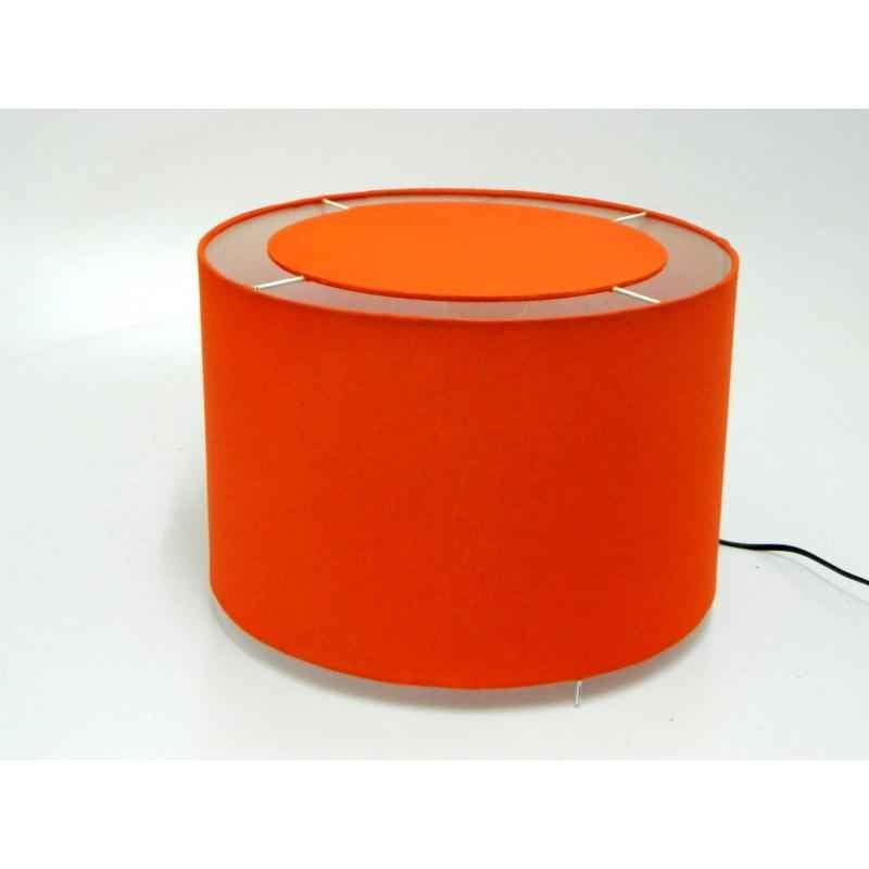 Tucasa Circular Split Orange Floor Lamp, LG-686