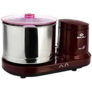 Bajaj 150W 2 Litre Drum Maroon Wet Grinder, WX-3