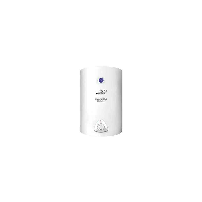 V-Guard 15 Litre White Steamer Plus ECN Storage Geyser