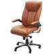 Mezonite Brown High Back Leatherette Office Chair (Pack of 2)
