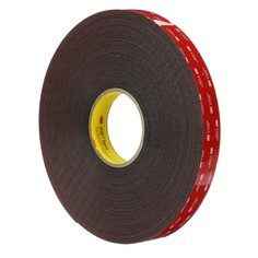 Adhesive Tapes and Sealants 3M VHB 4936 Heavy Duty Tape in Gray x 15 ft 0.125 in Double Sided Tape Roll with Conformable Foam Core 