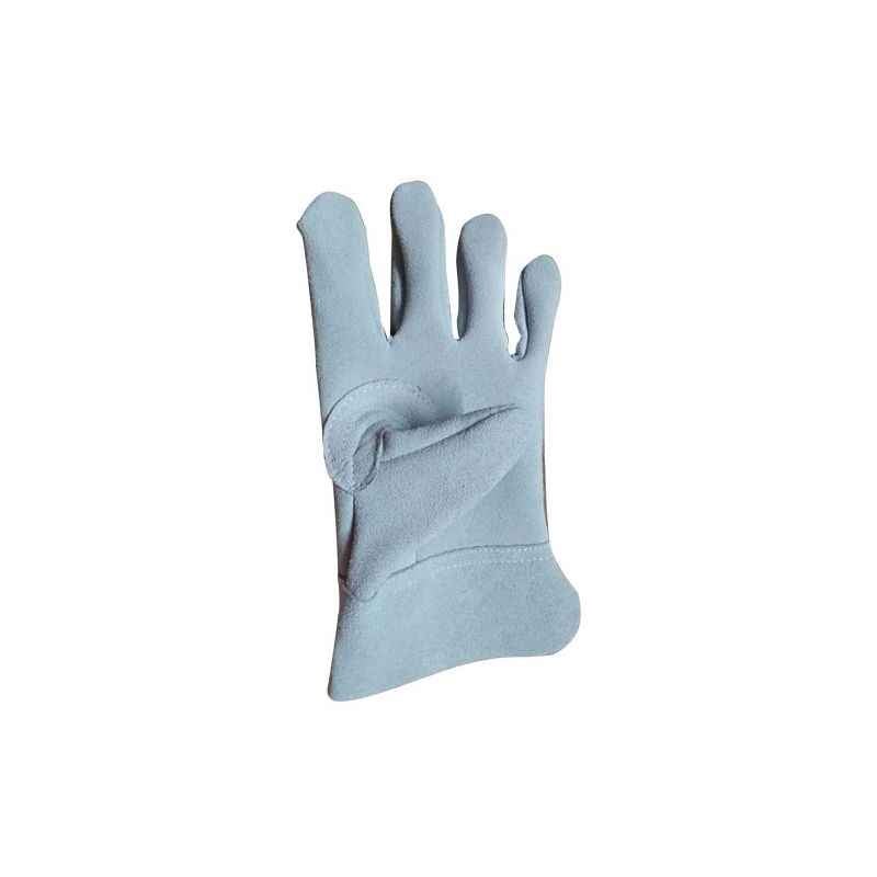 SJT 12 Inch Leather Hand Gloves, Size: XL