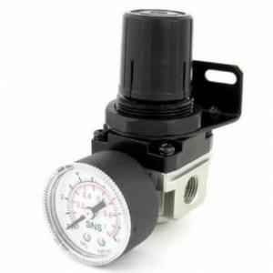 Akari 1/4 Inch AR Series Air Regulator with Gauge, AR2000-02