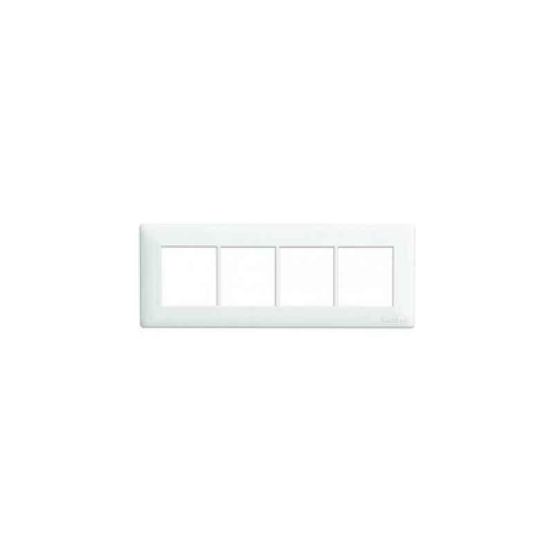 Standard 8M White Horizontal Irene Comb Cover Plate, ASIPECWH08