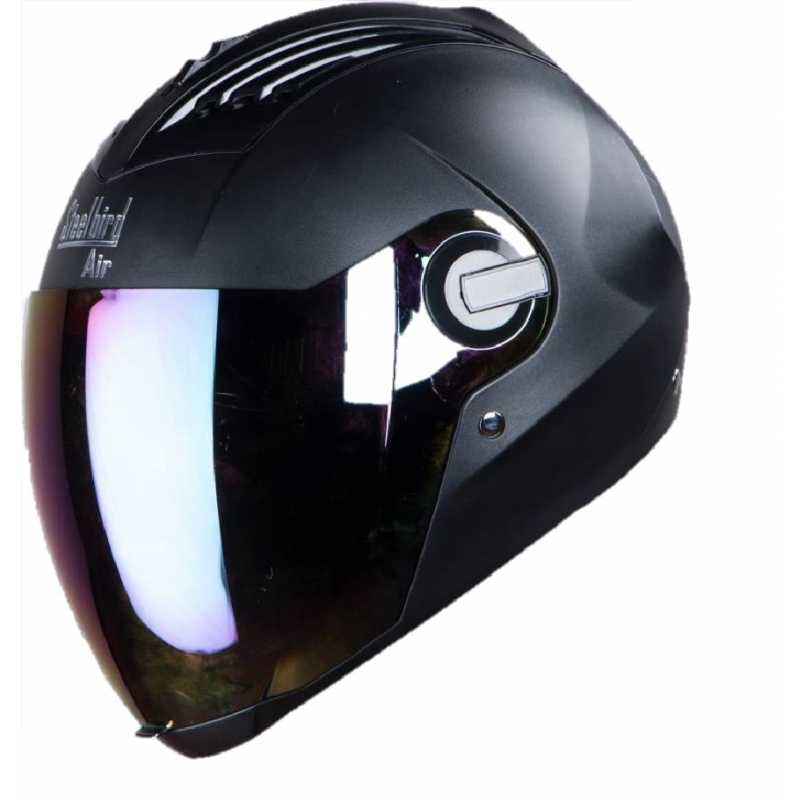 Steelbird Air SBA-2 Motorbike Matt Volcanic Black Full Face Helmet, Size (Large, 600 mm)