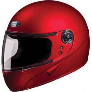 Studds Chrome Super Red Full Face Helmet, Size (Large, 580 mm)