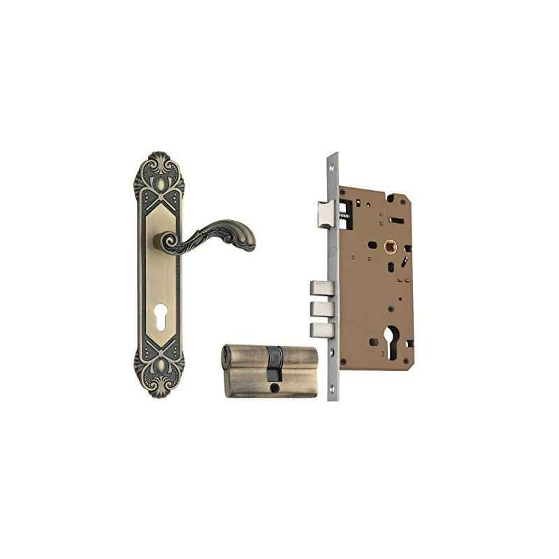 Spider Zinc Alloy Mortice Lock Set with 3 Key, J1302AB + WCL3XCA