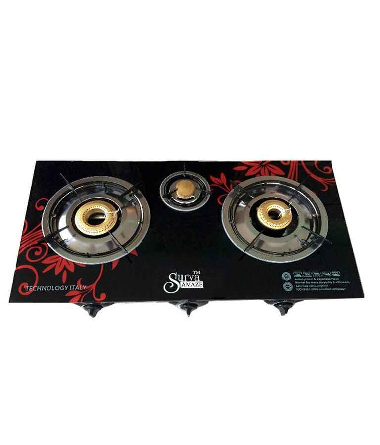 surya 3 burner cooktop price