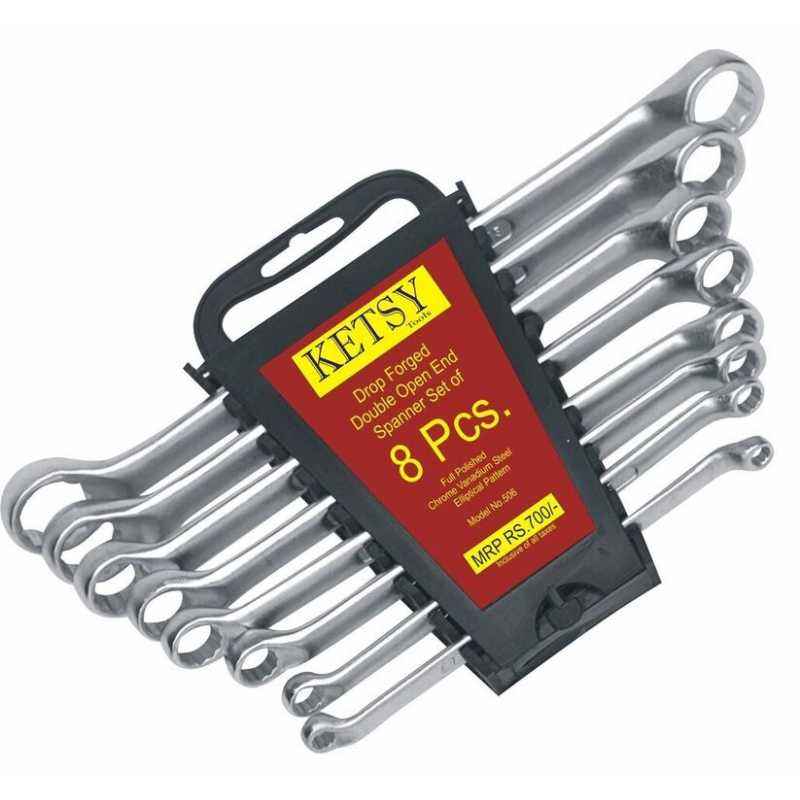 Ketsy Ring Spanner, 531, Weight: 980 g (Pack of 8)