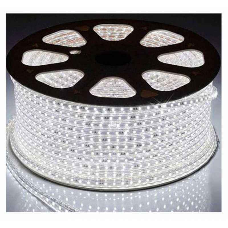 VRCT Classical 19.7m White Waterproof SMD Strip Light with Adaptor, WhiteSMD 19.7