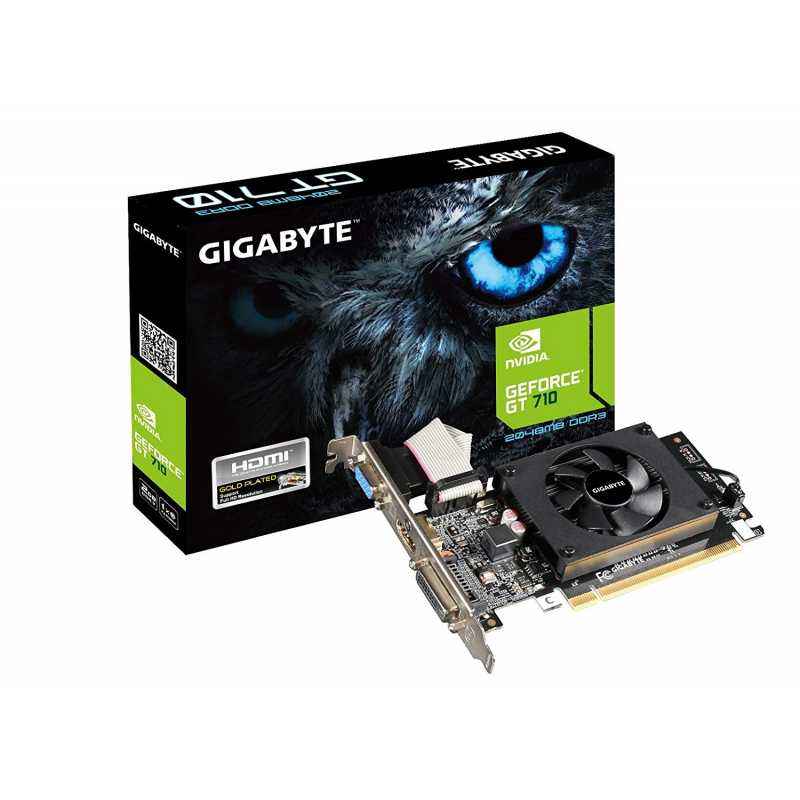 Gigabyte NVIDIA GeForce GT 710 2 GB DDR3 Graphics Card, DDR3