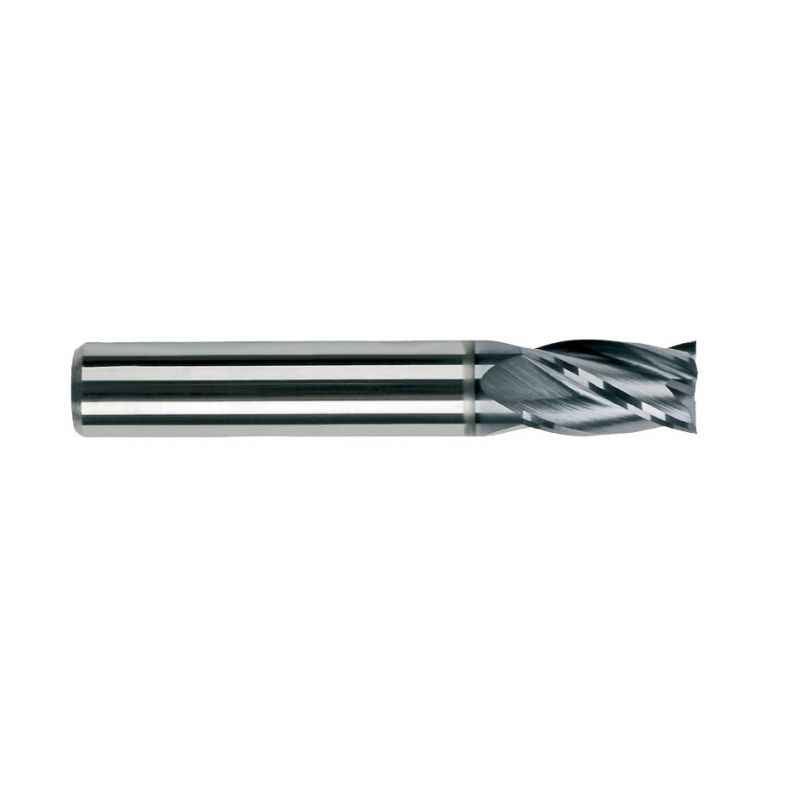 Totem F116 6mm 3 Flute TiAlN Coated Regular Length Solid Carbide End Mill, FBK0500165, Overall Length: 63 mm