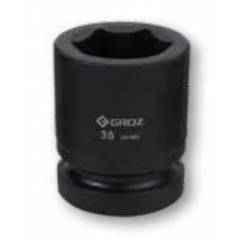 Groz 55mm 1 Inch Square Drive Hex Impact Sockets, ISKT/H/0-1/55