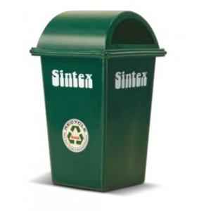 Sintex 100 Litre Rectangular Military Green Waste Bin, GBR 10-01