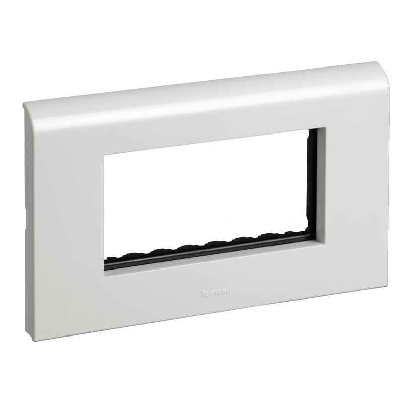Legrand Myrius 4 Modules Plate With Frame, 6732 48