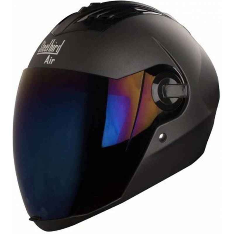 Steelbird SBA-2 Matt Honda Gray Helmet, Size (Medium, 580mm)