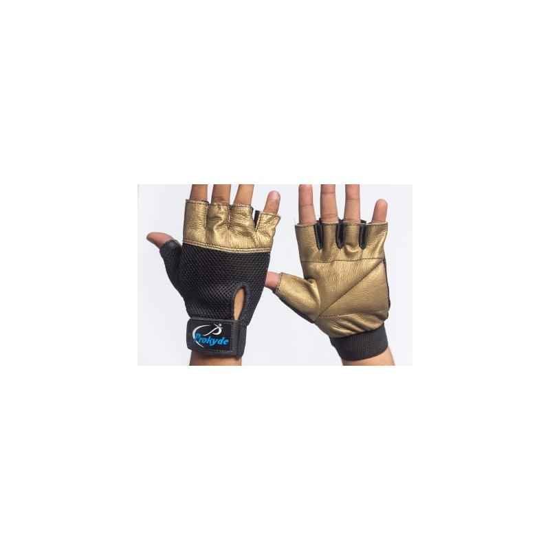 Prokyde SeG-Prkyd-11 Golden α Hit Sports Gloves, Size: M