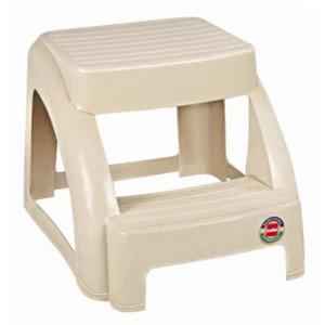 Cello Steppy Cream Stool, Dimension: 330x385x330 mm