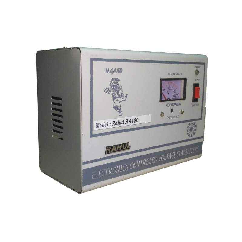 Rahul H-4180c 4kVA/16A/In Put 170-280V 2 Step Best Suitable For 1.5 Tons Air Conditioners Automatic Copper Voltage Stabilizer