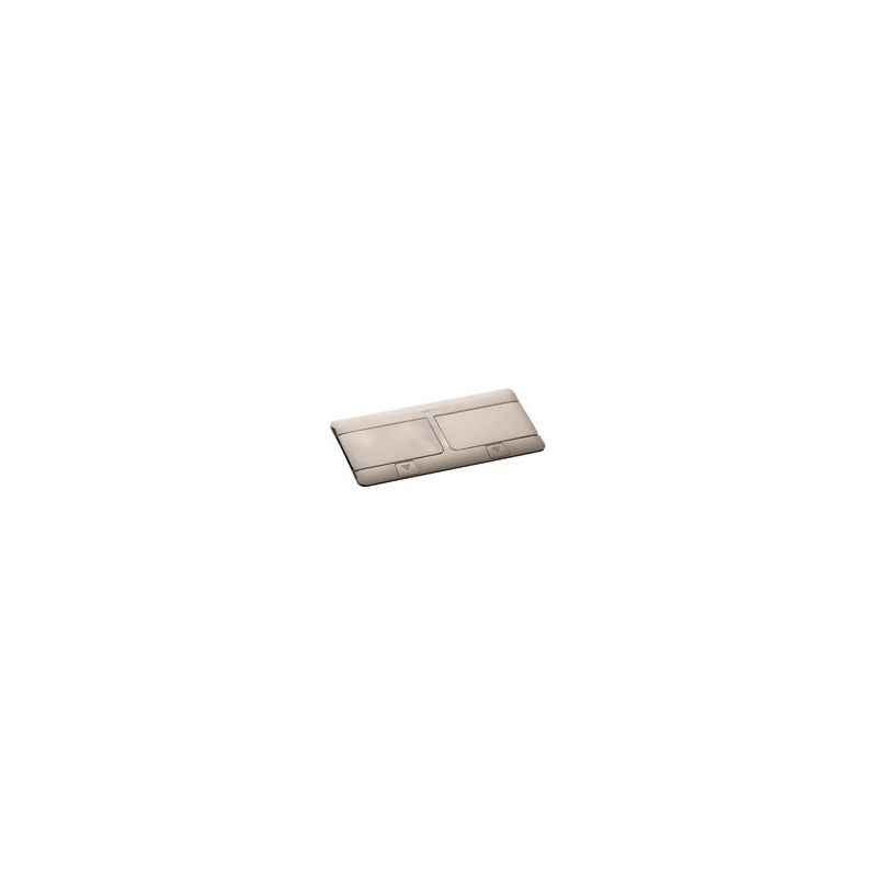 Legrand Mylinc Pop-Up Type Flush-Mounting Boxes Matt Aluminium Finish, 0540 22