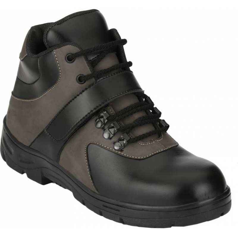 Udenchi UD620 Steel Toe Black Work Safety Shoes, Size: 7