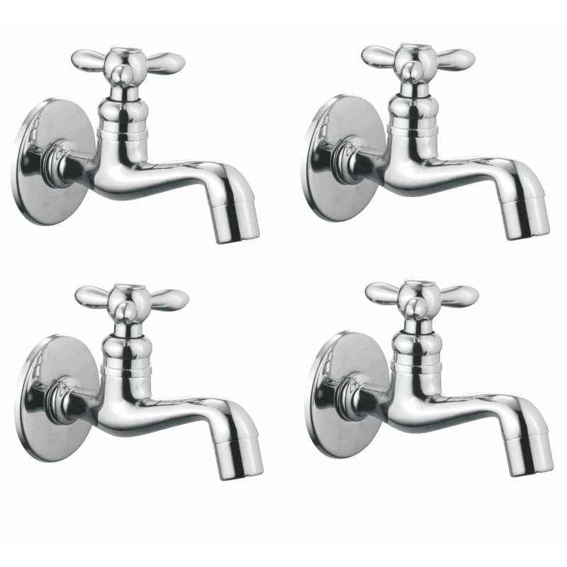 Apree Tristar Silver Brass Long Body Cock (Pack of 4)
