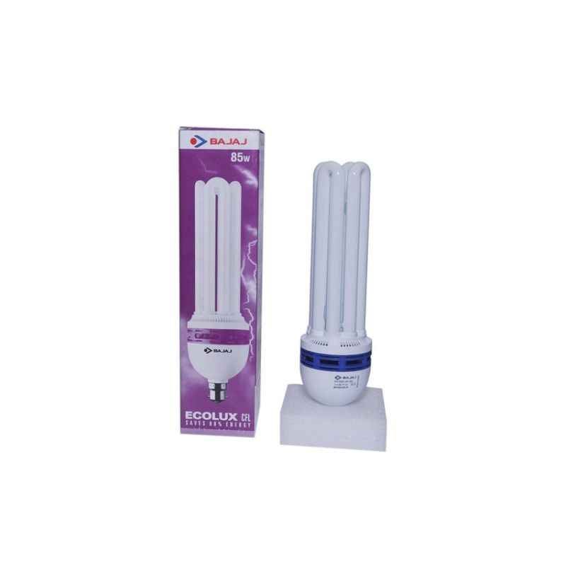 Bajaj 85W B-22 Ecolux White 4U CFL (Pack of 4)