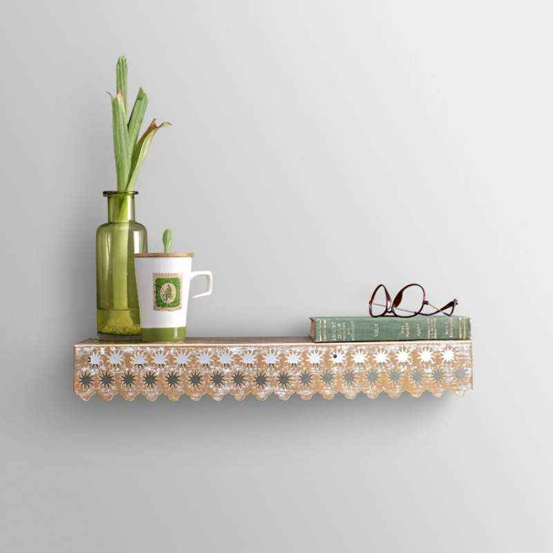 Height of Design Elegant Cactus Wall Shelf, HODWS12