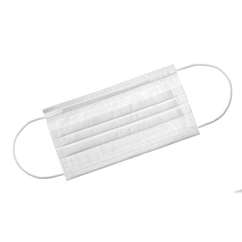 Vivanshi White Disposable 2 Ply Face Masks (Pack of 100)