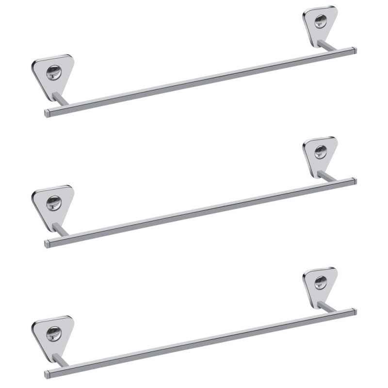 Abyss ABDY-0828 24 Inch Glossy Finish Stainless Steel Towel Rail (Pack of 3)
