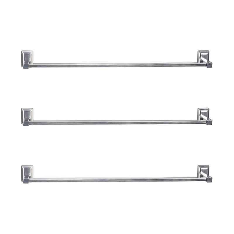 Abyss ABDY-1092 24 Inch Glossy Finish Stainless Steel Towel Rail (Pack of 3)