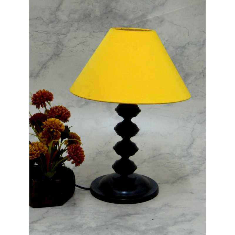 Tucasa Contemporary Table Lamp with Yellow Shade, LG-749