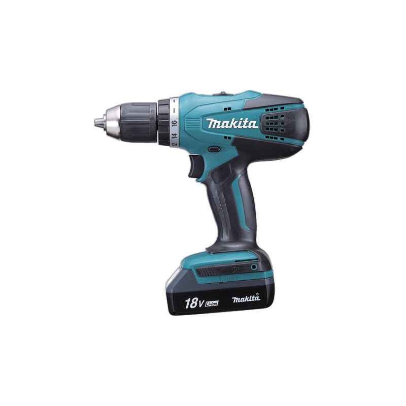 Makita Cordless Driver Drill, DF457DWE, Drilling Capacity: 13 mm