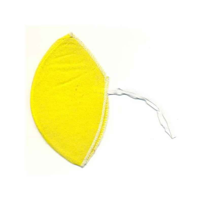 SuperDeals Yellow Non Woven Face Masks, SD125 (Pack of 10)