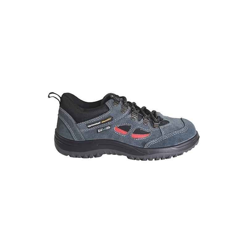 Saviour FTSAV-SSS Low Ankle Grey Sports Work Safety Shoes, Size: 6