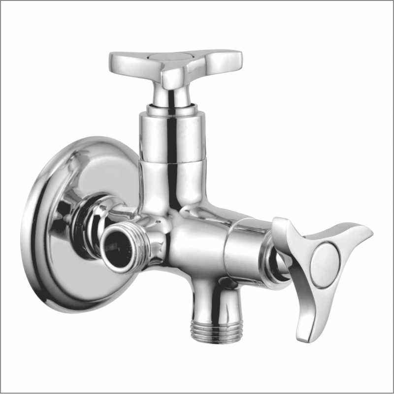 Apree STAR Silver Brass 2 in 1 Angle Faucet